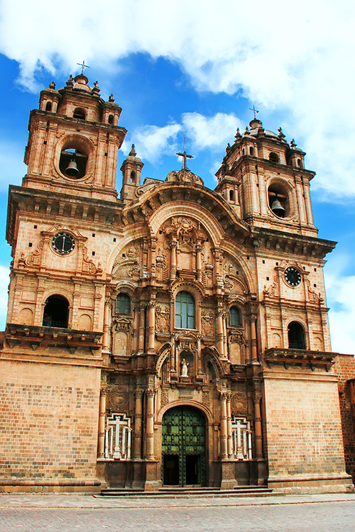 Iglesia de la Compania de Jesus in Cusco Peru