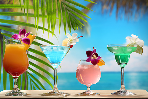 Tropical Island drinks