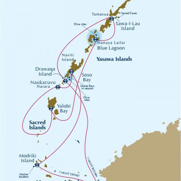 Fiji map Operatunity Travel