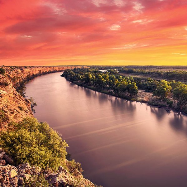 Murray River sunset 5