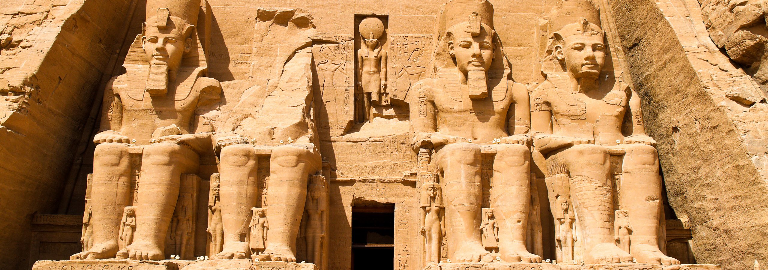 The Felstempel in Abu Simbel Egypt