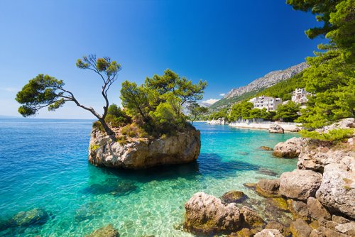 Adriatic sea on Makarska Riviera