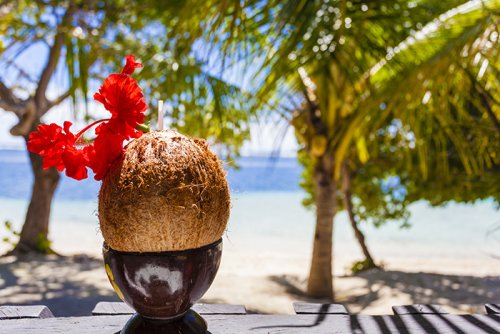 Fijian coconut drink