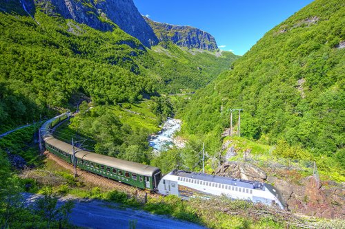 Flam Railway Aurland Norway
