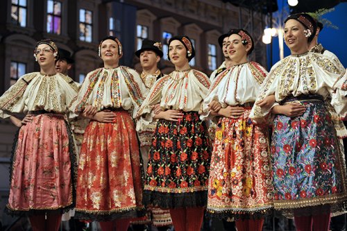 Folk dancing in Croatia