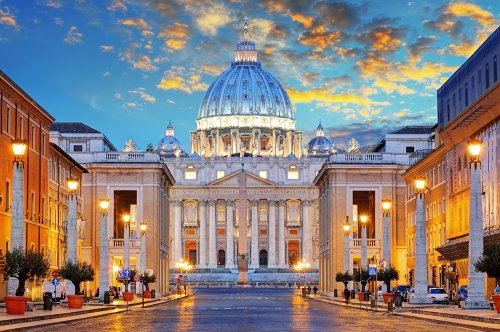 Italy st peters basilica rome