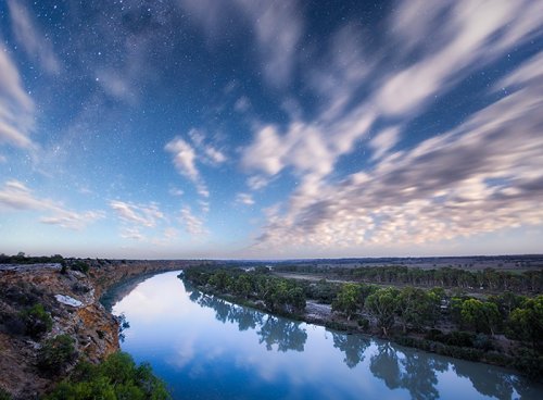 Moonlight on the Murray River