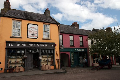 Old Irish street in Bunratty