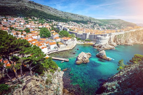 Panorama of Old Town of Dubrovnik