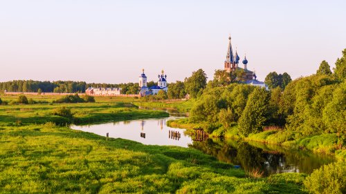 Russia village churches