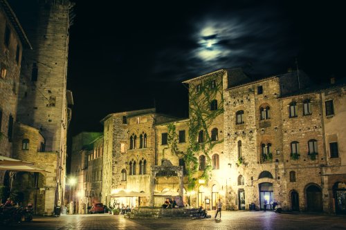 San Gimignano at night 132726608