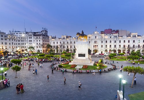 San Martin square Lima