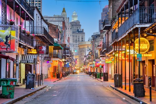 Southern USA Bourbon Street New Orleans