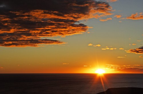 Sunset from the Otago Peninsula