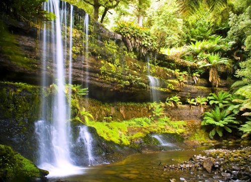 Tasmania Mt Field National Park waterfall 2