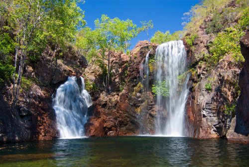 The Ghan Florence falls with swimming hole