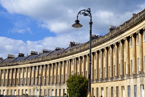 The Royal Crescent in Bath Somerset