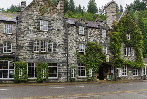 The Royal Oak Hotel in Betws y Coed Wales