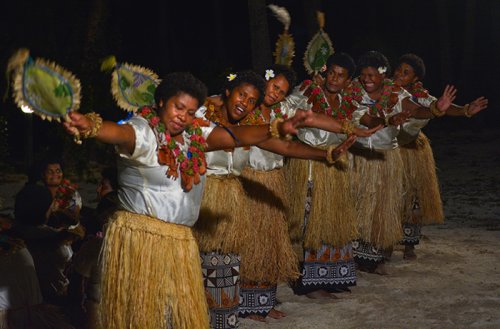 Traditional Fijian dance Meke
