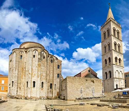 Zadar cathedral in Croatia