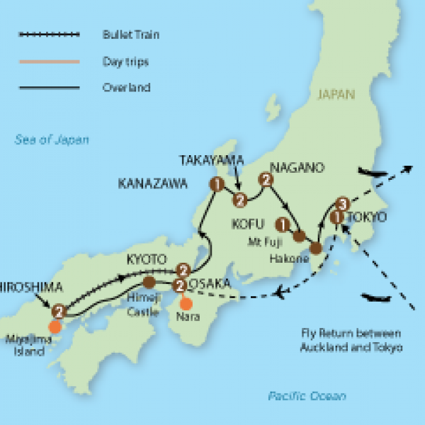 Japan 2024 with flt to Osaka