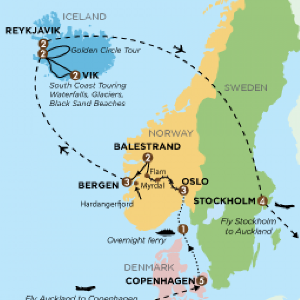 Scandi Iceland 2024 Map