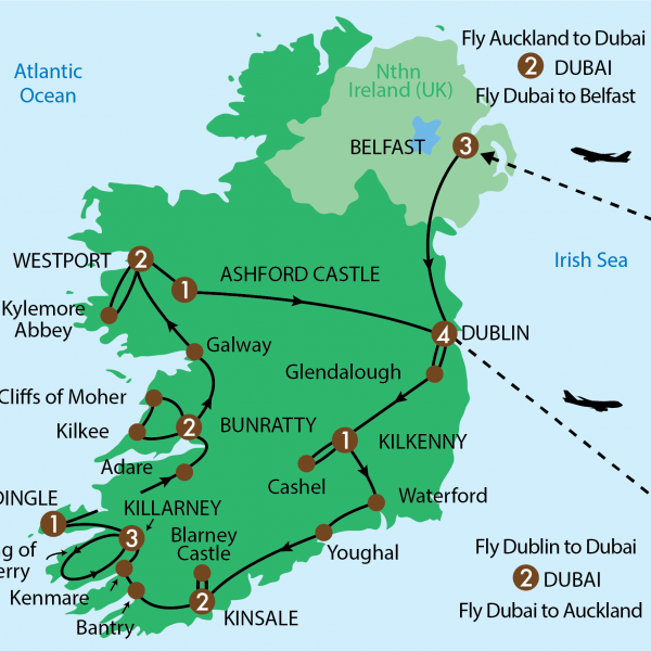 Ireland Map 2020