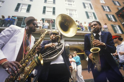 Southern USA Jazz musicians performing on the French Quarter2