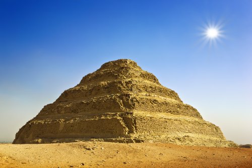 the step pyramid of king djoser Sakkara egypt
